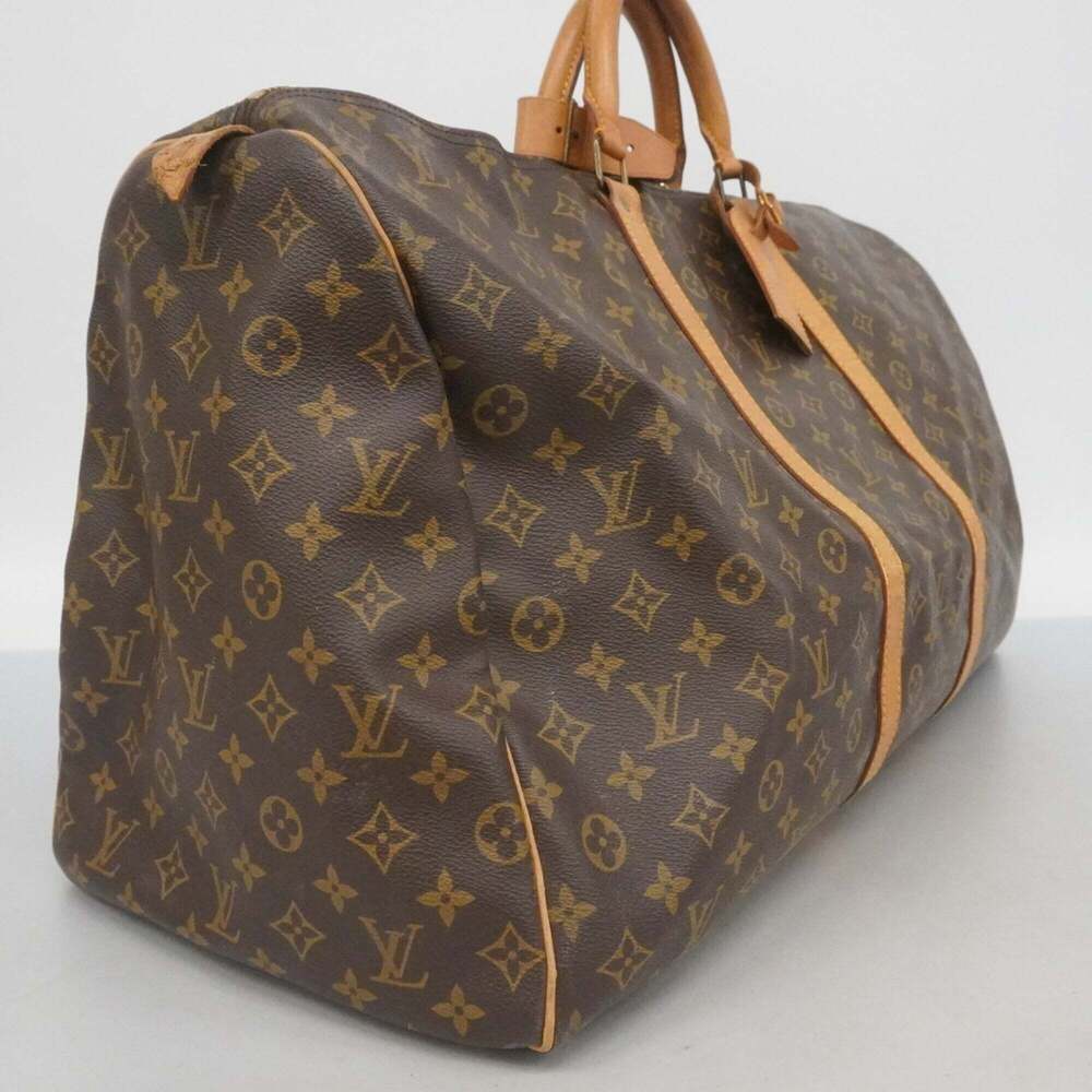 LOUIS VUITTON Brown Monogram Keepall 60 Boston Bag - Picture 2 of 14